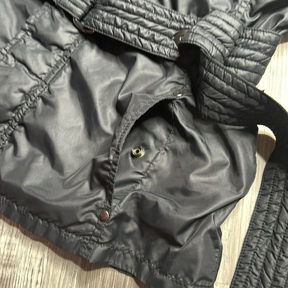 Free people, belted black jacket, size 8, like new! - Picture 10 of 11